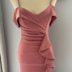 Wedding dress off the shoulder pleated engagement gown by lenovia.